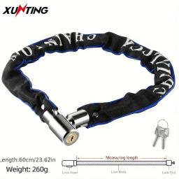 Xunting-Bike Chain Lock com peso leve e segurança mais forte, bloqueio de bicicleta anti-roubo para Road Mountain Bikes - Image 1