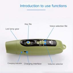 Apito Eletrônico com Luz, Carregamento USB, Alto Volume, Esportes, Árbitro, Tráfego, Pet Training, Exterior - Image 2