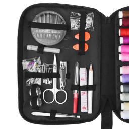 Kits de costura diy multi-função caixa conjunto para mão acolchoado costura linha de bordado acessórios de costura kits de ferramentas de costura - Image 3