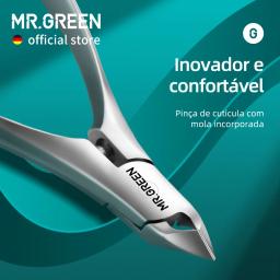 MR.GREEN-tesoura invisível de cutícula, aparador, removedor de pele morta, ferramenta de beleza de manicure, mola embutida - Image 1