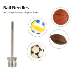 Agulha de bola para basquete, 6 peças, agulha plana, adaptador de válvula de ar, bolas de bomba, brinquedo inflável, extensor de bico - Image 4