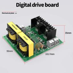 Granbo-DIY Kit de Limpeza Ultrassônica, Unidade Mecânica Board Set, Transdutores Acessórios, 60-900W, 40KHz - Image 3