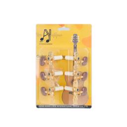 3l3r afinadores de guitarra, cabeça de máquina, botão de ônix dourado, acessórios de instrumento musical de cordas para guitarra acústica/folk - Image 5