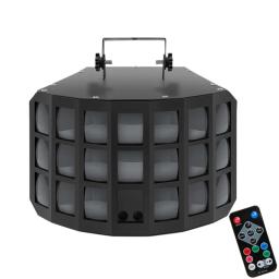 Controle remoto dmx rgbw led strobe laser disco dj feixe ponto efeito de iluminação palco festa dança clube casamento borboleta luz - Image 1