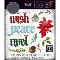 Guirlanda de natal trenó corte metal dados conjunto diy scrapbooking modelo moldes decoração cartão foto álbum papel artesanato - Image 5