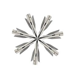 3/6 pçs arco de pesca setas peixe broadheads ponta de aço inoxidável 2 lâmina expansível flecha tiro com arco caça acessórios - Image 2