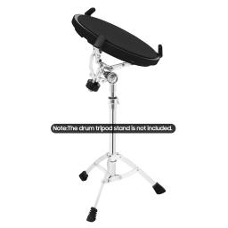Silent Drum Practice Training Pad, Carbon Fiber Dumb Drum, acessório de percussão para profissionais e iniciantes, 10" - Image 6