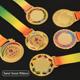 Genéricos Medalha De Metal Em Branco, Em Qualquer Competição, Troféu Desportivo Escolar, Medalhas Lembranças, Presente Medalha De Ouro Infantil - Image 6