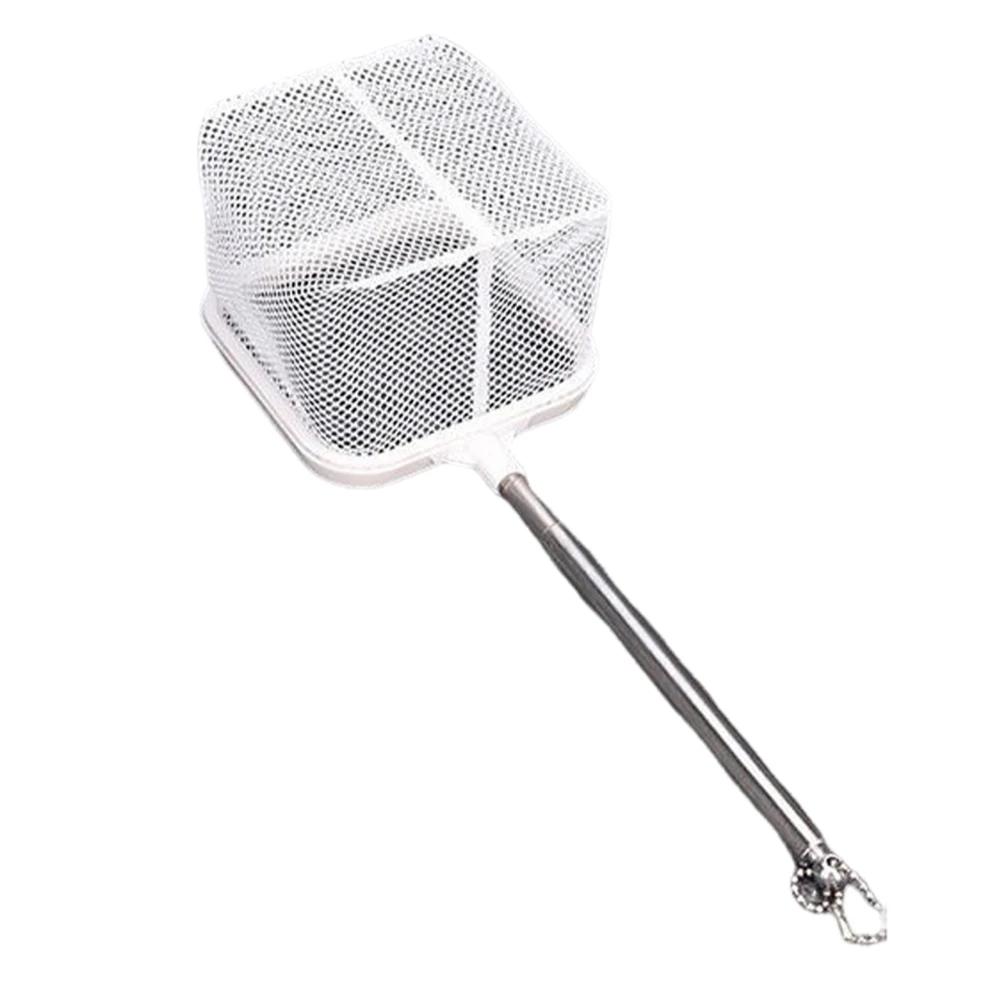 Aquarium Square Fishing Net com ventosa Cabo longo extensível, Equipamento de pesca para pegar peixes, tanque de camarão, suprimentos limpos - Image 1