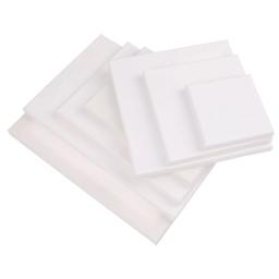 Artista quadrado branco em branco lona esticada para pintura a óleo, tinta a óleo aquarela acrílica com moldura de madeira, como primer - Image 4
