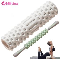 30cm coluna de yoga ginásio fitness pilates rolo de espuma exercício volta massagem rolo yoga tijolo equipamentos fitness em casa em pernas & braços - Image 1