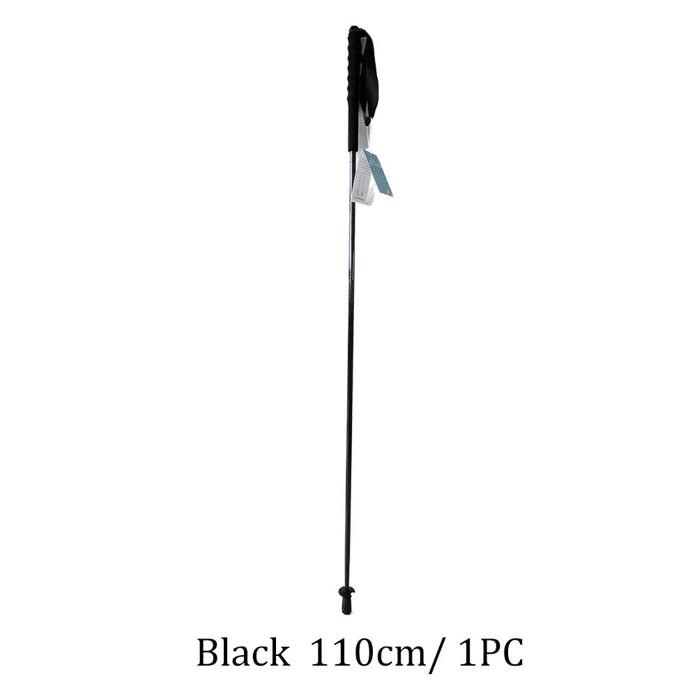Bastões de caminhada de carbono com padrão de peixe, bastões de viagem, ultraleves, dobráveis, portáteis, 5 seções, 100% completos - Image 1