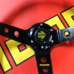 Universal drift 350mm momo corrida volante rally carro de couro carbono jdm volante volantes para vw honda toyota bmw - Image 4