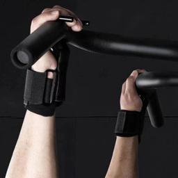 Halterofilismo Ganchos Luva Mão Bar, Correias De Pulso Para Fitness, Powerlifting Suporte De Treinamento De Força, Haltere Lift Grip Belt - Image 6