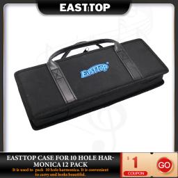 EASTTOP-Case para 10 furo gaita, T008K-12-P, apenas caso, sem gaita, 12 Pack - Image 2