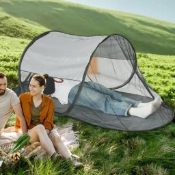 Tenda Net Dobrável com Piso para Camping, Screen Shelter, Tela Portátil, Casa para cama, Única Pessoa - Image 3