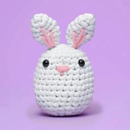 Kit de crochê para crianças, fio de tricô de algodão, agulhas de rosca, ferramentas de tricô, artesanato animal para iniciantes - Image 3