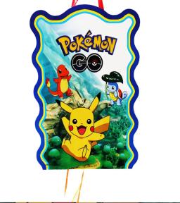 Pokémon Pikachu Pinata, Kaiwai Pikachu, Birthday Party Toy, Kids 'Favors Gift, Decorações de festas, 1Pc - Image 1