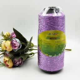 Fio de lantejoula de poliéster para tricô, fios DIY Handwork, casaco Match Yarn, suéter tricô, glitter, 250g, 1pc - Image 1
