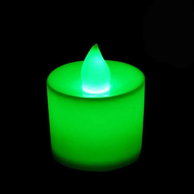 Vela LED Tealight Sem Chama - Luz Colorida para Casamentos e Festas Românticas