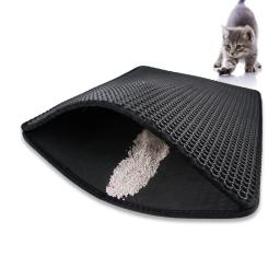 Dupla camada EVA Cat Litter Pad, Filtro de bacia de areia antiderrapante impermeável, Tapete de colchão lavável do cão do gatinho, Pet Clean Supplies - Image 4