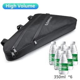 Newboler grande saco triângulo da bicicleta quadro frente tubo saco à prova dwaterproof água ciclismo pannier ebike ferramenta saco acessórios - Image 3