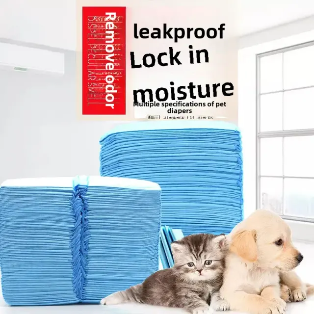 Almofadas Absorventes Espessas para Urina de Pets - Fraldas para Cães e Tapetes para Caixas de Areia não-molhantes em Atacado