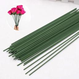Fio Hola Floral Artesanato, Fio Verde Escuro para Arranjo Florista Flor, DIY Material, Acessórios Artesanais, 2mm, 40cm, 10 PCs, 20 PCs, 30PCs - Image 1
