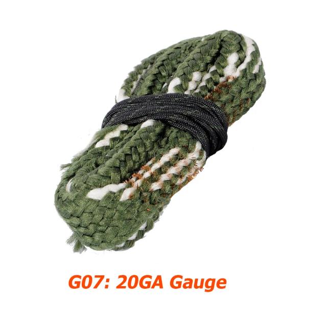 Conjunto Completo de Escovas e Acessórios para Limpeza de Rifles: Corda Limpadora para Calibres .22, .223, .38, 5.56mm, 7.62mm e 12GA