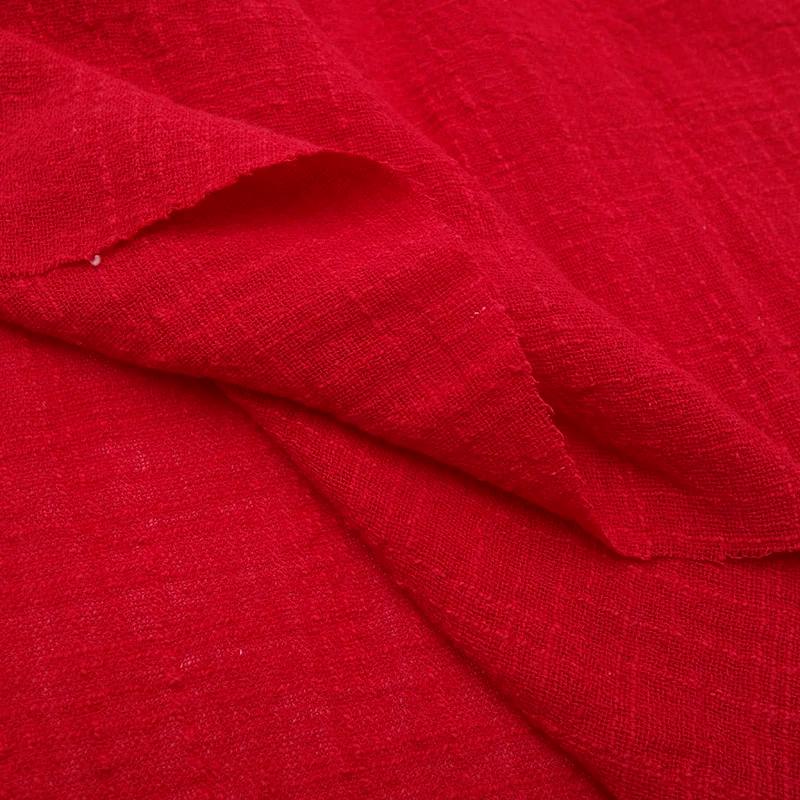 Tecido de algodão de linho macio linho natural material orgânico puro para costura diy artesanal roupas retalhos tecido 50x130cm - Image 1