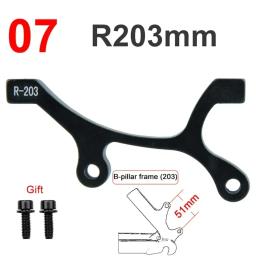 Conjunto de pastilhas de freio a disco para mountain bike elétrica PM/IS 160 180 203 mm adaptador de pinça de liga de alumínio acessório de bicicleta hidráulico - Image 5