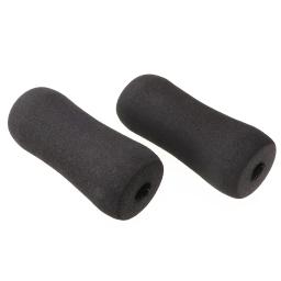 Almofada de espuma para banco de peso, substituição de rolos pretos, funcional para ginástica e exercícios em casa, 1 par - Image 2