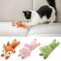 Animal bonito Pet Chew Toy, Squeaker Sound Toy para cães e gatos, Interactive Pig and Duck Playing Supplies, Novo - Image 1