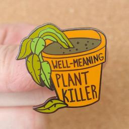 Alfinetes de esmalte para mulheres e homens crachás de plantas, broches de lapela, acessórios de joias, presentes, bem-significado, matador de plantas - Image 4