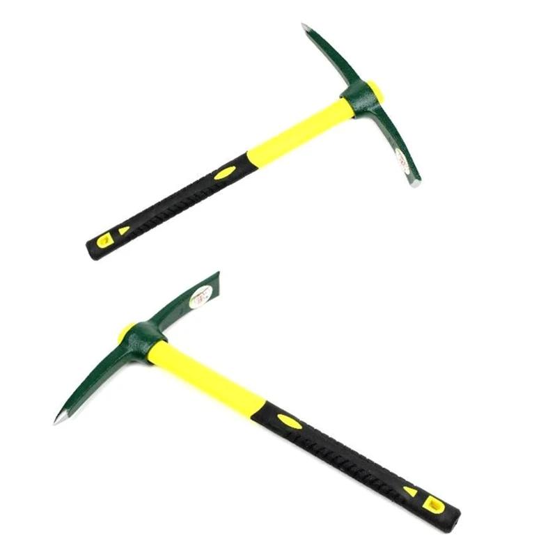 Portátil capina picareta machado para cavar prospecção de acampamento preparando cama de flores agricultura ferramentas manuais labor-saving q81c - Image 1