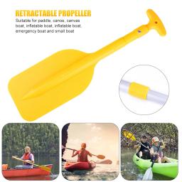 Retrátil caiaque remo para barco inflável, alumínio flutuador, acessórios de segurança portáteis, rafting - Image 2