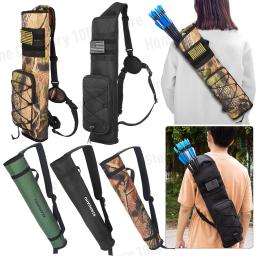 Arco e flecha Back Arrow Quiver Holder, Tubo ajustável, Hip Quiver, Carry Bag para Bow Hunting e Target Practicing, cintura, pendurado - Image 1