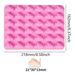 Nuvens Molde De Silicone para Cozimento DIY, Forma Do Tempo, Bolo, Chocolate, Fondan, Cubo De Gelo, Mousse, Decoração Do Bolo, Molde De Cozimento - Image 3