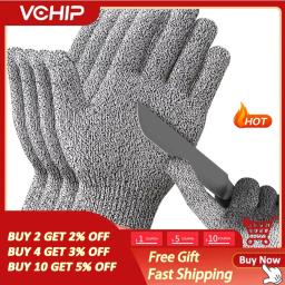 Hppe nível 5 segurança anti corte luvas de alta resistência indústria cozinha jardinagem anti-risco anti-corte de vidro multi-purpose - Image 1