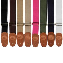 Correia de guitarra ajustável de algodão puro correias de guitarra multi-cor cintos para baixo acústico guitarra elétrica acessórios peças - Image 4