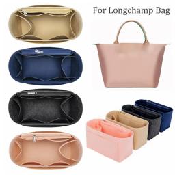 Bolsa de feltro de alta qualidade, bolsa de armazenamento, suporte interno, organização portátil, forro de bolsa para longchamp - Image 2