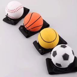 Bolas elásticas do retorno do pulso, Bola de retorno do pulso, Hand Throw, Voltar, Exercício, Presente Coordenação, Diâmetro 6cm, 1Pc - Image 5