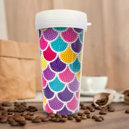 DIY diamante pintura água copo, mosaico coasters, caneca de água capa artesanal bordado arte, artesanato para crianças, presente - Image 2