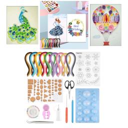 Tiras de papel colorido para Scrapbooking Decor, Quilling Tool Kit, Presente de Natal, Iniciantes DIY Craft, Artesanato, 900, 10 Ferramentas - Image 3