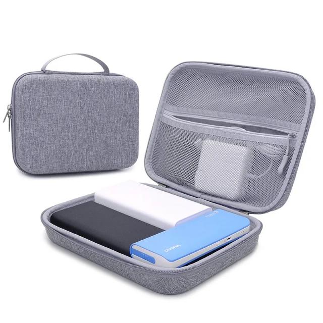 Estojo Versátil para Disco Rígido Externo 3.5" com Compartimentos para Fones de Ouvido e Teclado Sem Fio