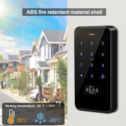 Waterproof Access Control Teclado, Eletrônico Cartões Chave, Dígitos Bloqueio, Sistema Abridor de Porta, RFID Touch Keyboard, IP68, 125KHz - Image 4