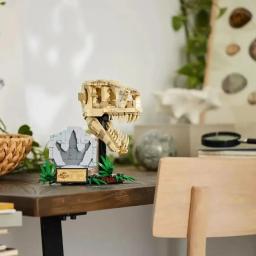 Blocos de construção de fósseis de dinossauros para crianças, crânio do T-rex, tijolos montados, brinquedo educativo, modelo 76964, 577 unidades, 2024 - Image 5