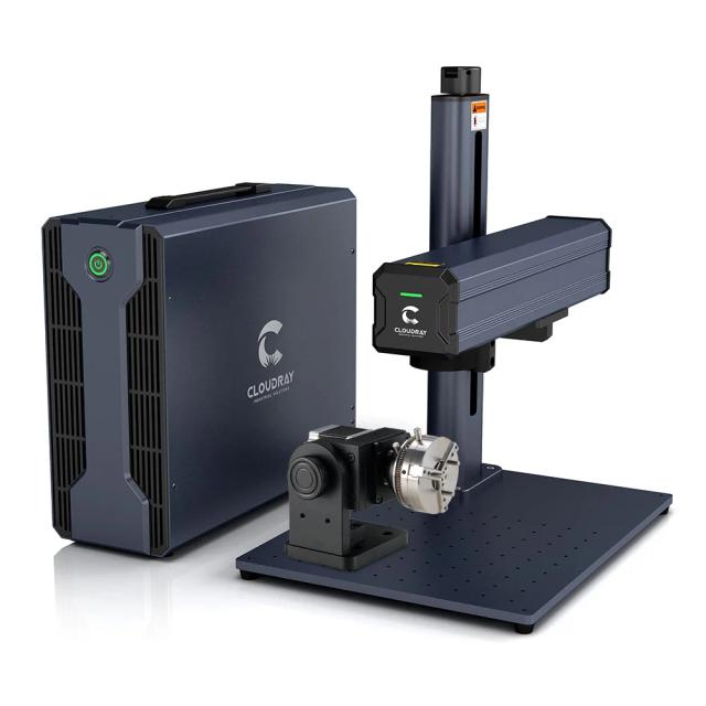 Cloudray 30w raycus máquina de marcação a laser de fibra 110*110mm para cortar jóias ouro prata aço inoxidável cobre folha de alumínio
