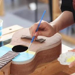 Kit Ukulele de madeira para iniciantes e iniciantes, pacote completo iniciante com Basswood Fingerboard, 21 ", 23" - Image 1