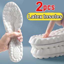 Palmilhas de látex esportivas para homens e mulheres, macias, alta elasticidade, almofada de tênis, desodorante, suporte do arco ortopédico, almofada de inserção - Image 3